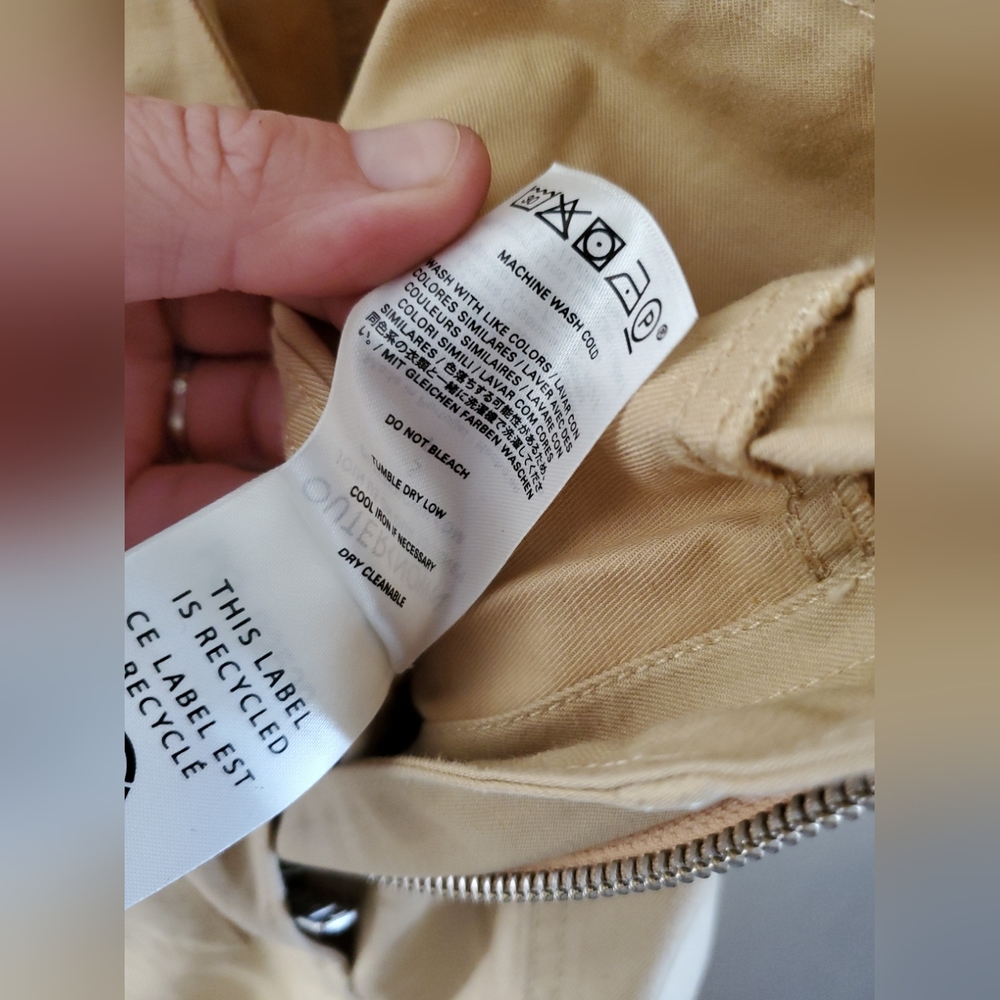 Outerknown Station Jumpsuit Coveralls organic cotton Womens S Sand Cotton $178 - Picture 9 of 15